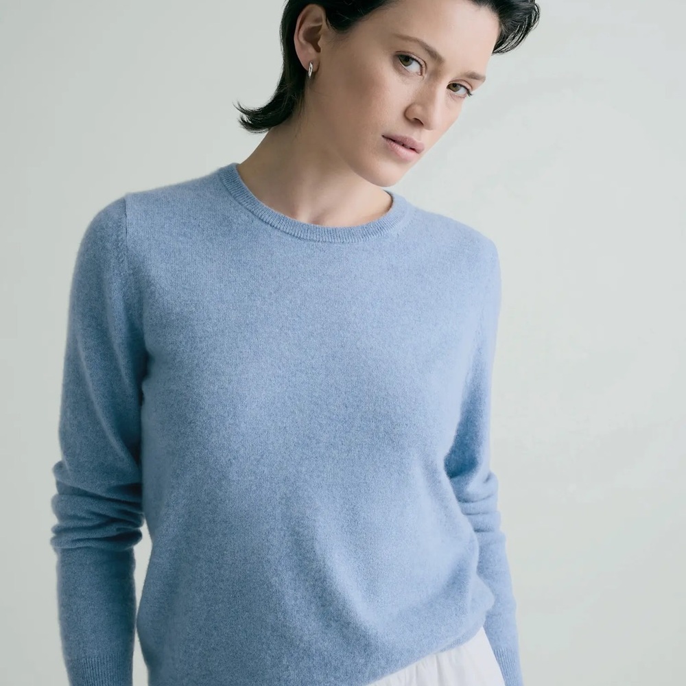 Quince Mongolian Cashmere Crewneck Sweater XS